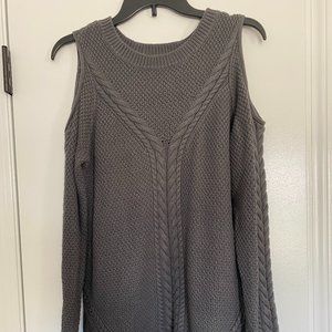 Longer Cold Shoulder Sweater